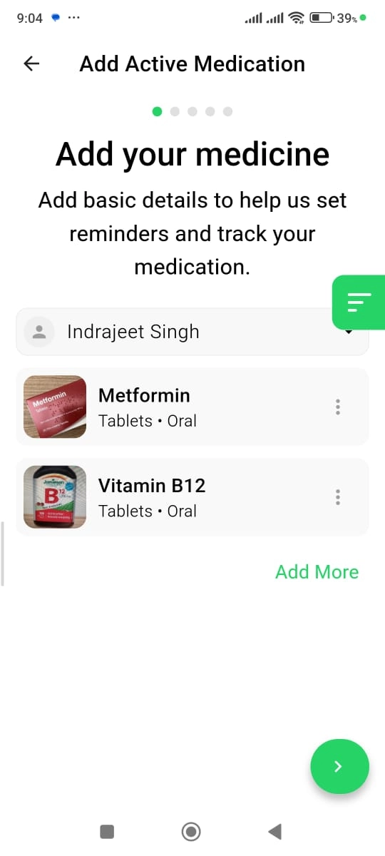 Medicine Reminder Screenshot