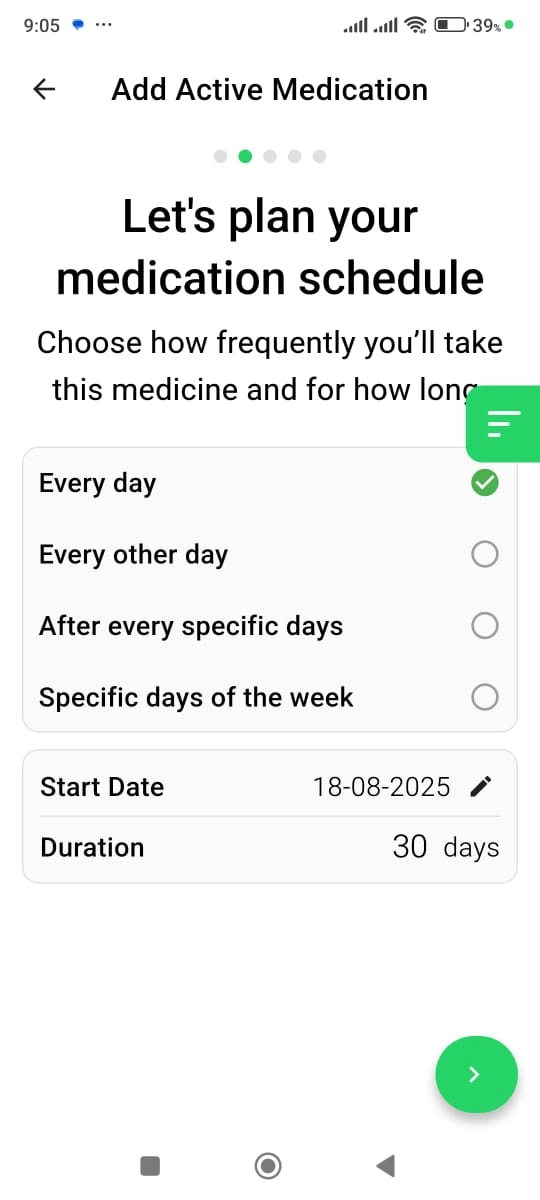 Medicine Reminder Screenshot