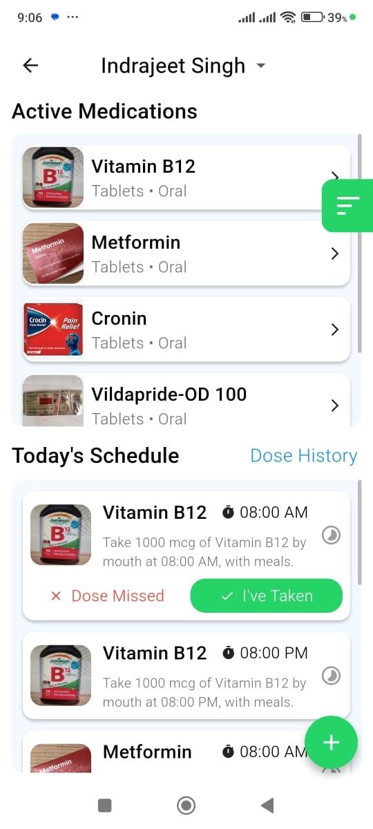 Medicine Reminder Screenshot