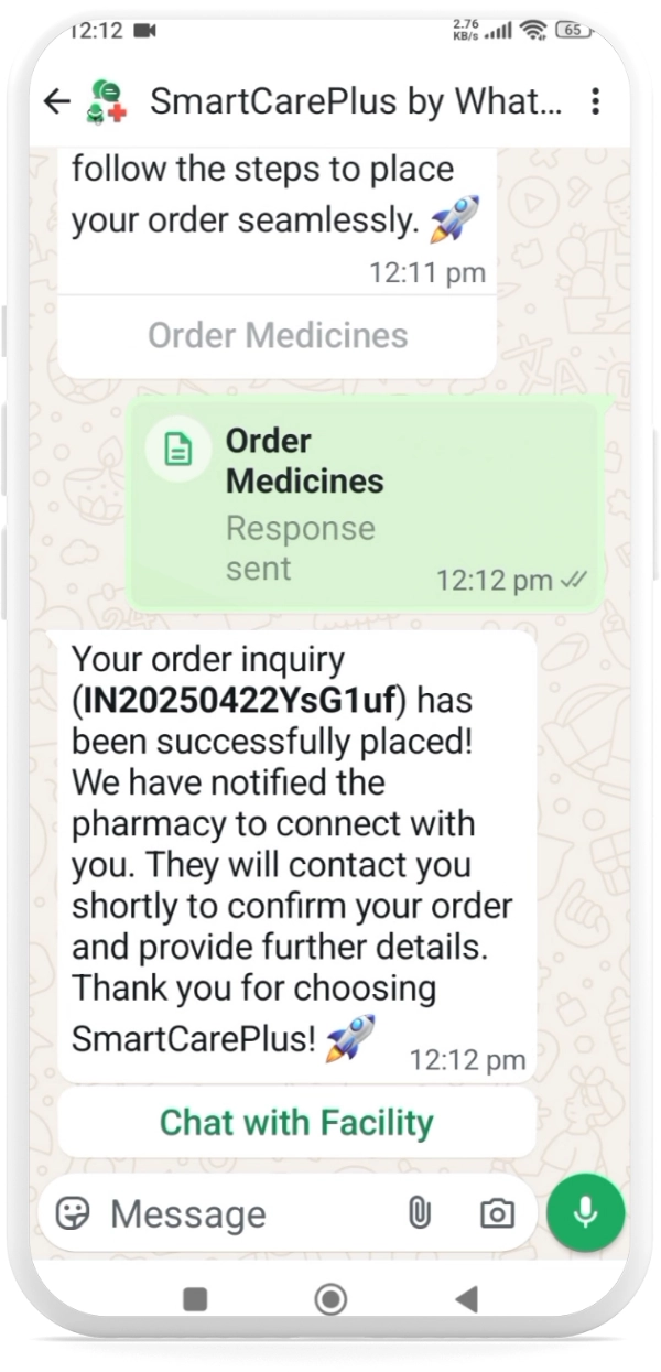 Customer Places Order by Prescription