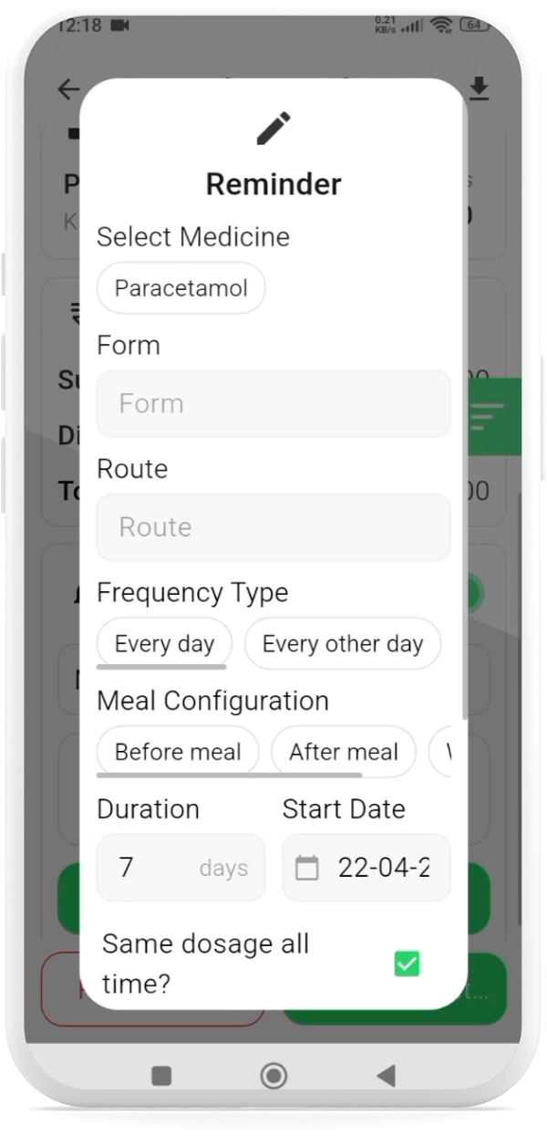 Pharmacy Sets Reminders